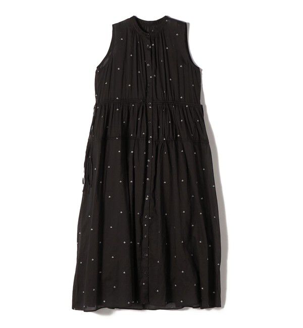 SHIPS for women「《予約》〈手洗い可能〉コットン オーガンジー 刺繍 ウエスト ドロスト ワンピース」|ワンピース|