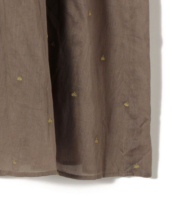 SHIPS for women「《予約》〈手洗い可能〉コットン オーガンジー 刺繍 ウエスト ドロスト ワンピース」|ワンピース|