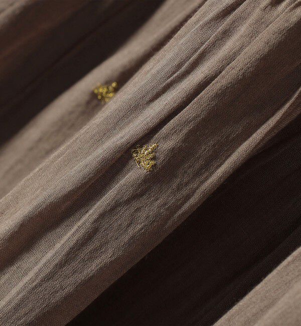 SHIPS for women「《予約》〈手洗い可能〉コットン オーガンジー 刺繍 ウエスト ドロスト ワンピース」|ワンピース|