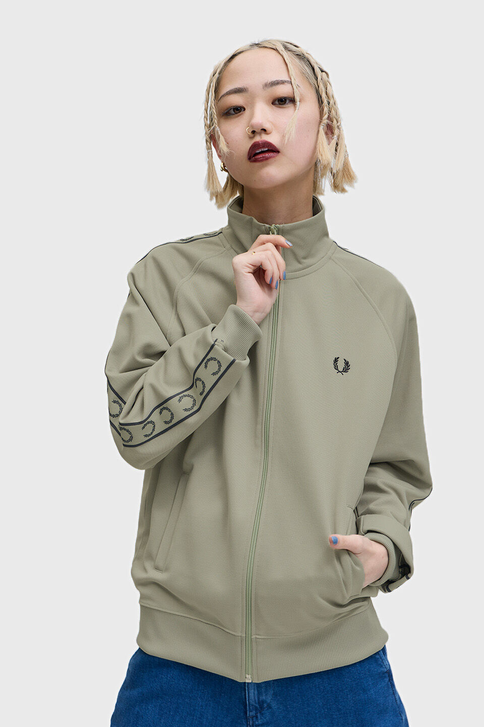 FRED PERRY 「Contrast Tape Track Jacket」|ブルゾン・スタジャン|SEAGRASS
