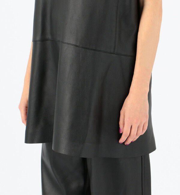 BACCA「ソフトシープレザー ベストチュニック」|その他|