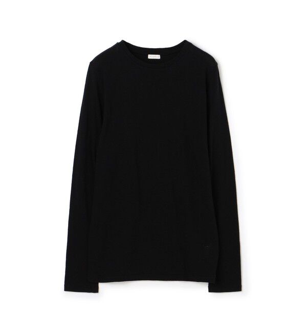 GALERIE VIE「コットンカシミヤ クルーネックプルオーバー」|Tシャツ・カットソー|19 ブラック