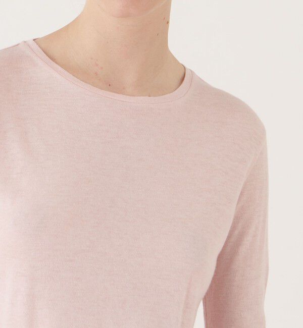 GALERIE VIE「コットンカシミヤ クルーネックプルオーバー」|Tシャツ・カットソー|