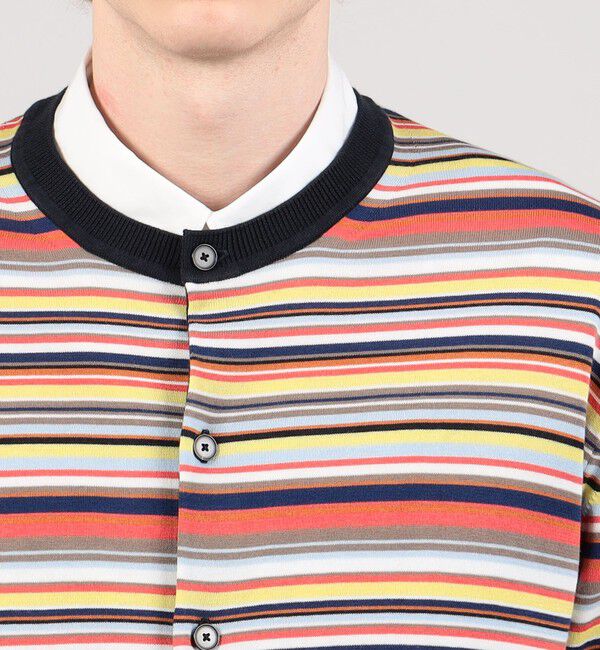 TOMORROWLAND MENS「TOMORROWLAND tricot ギザコットン クルーネックカーディガン」|カーディガン|