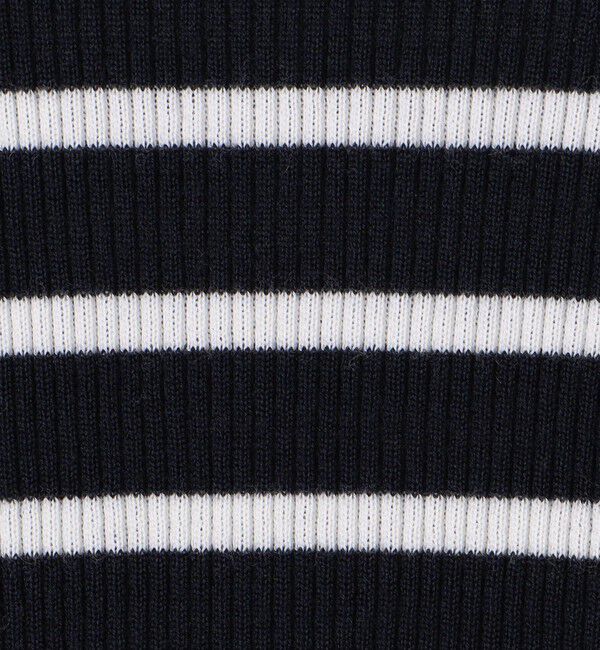 GALERIE VIE「プルミエールウールリブ ビルドネックプルオーバー」|ニット・セーター|