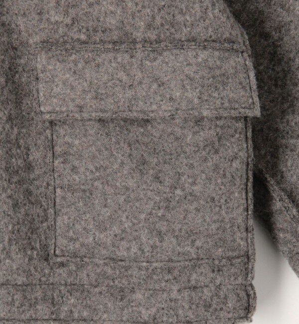 GALERIE VIE「シープジャージー カバーオール ジャケット」|ステンカラーコート|