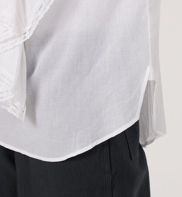 TOMORROWLAND GOODS「JANE GUSTAVSSON POPPI フリルシャツ」|シャツ・ブラウス|