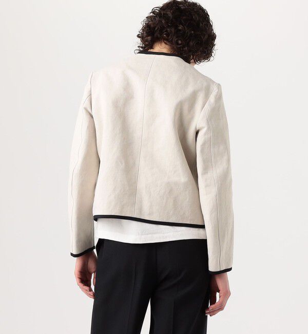 TOMORROWLAND BUYING WEAR「【別注】UNION LAUNCH NO COLLAR ジャケット」|ノーカラージャケット|