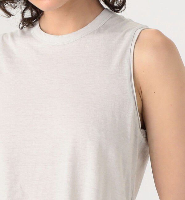 JAMES PERSE「コットンリネンシルク スリーブレスプルオーバー WNMJ3148」|タンクトップ|