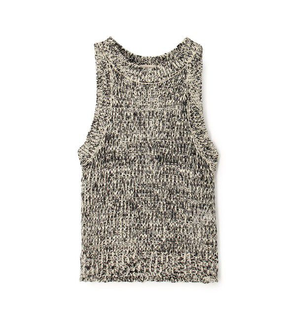 DES PRES「 ペーパーテープヤーン　タンクトップ」|ニット・セーター|18 ブラック系