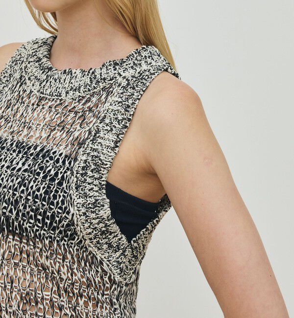 DES PRES「 ペーパーテープヤーン　タンクトップ」|ニット・セーター|