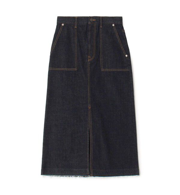 Edition「ワンウオッシュ エッセンシャルデニム スカート」|スカート|69 ネイビー