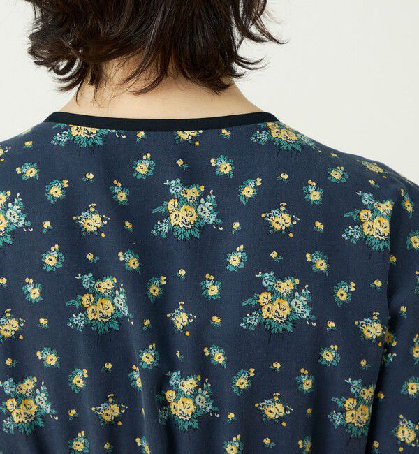 SOULEIADO「レーヨンプリント フロントノットワンピース」|ワンピース|