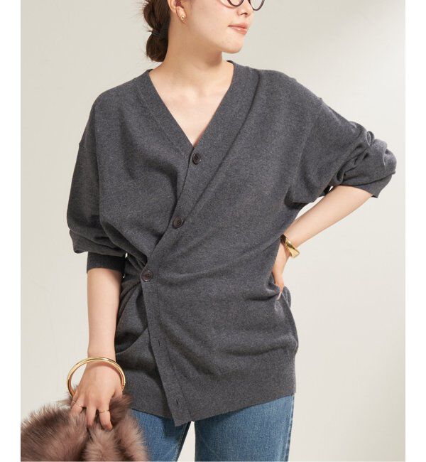 Plage「Cashe Coeur Midi カーディガン」|カーディガン|グレー