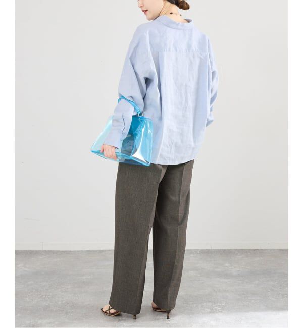 IENA「リネンワイドショートシャツ」|シャツ・ブラウス|