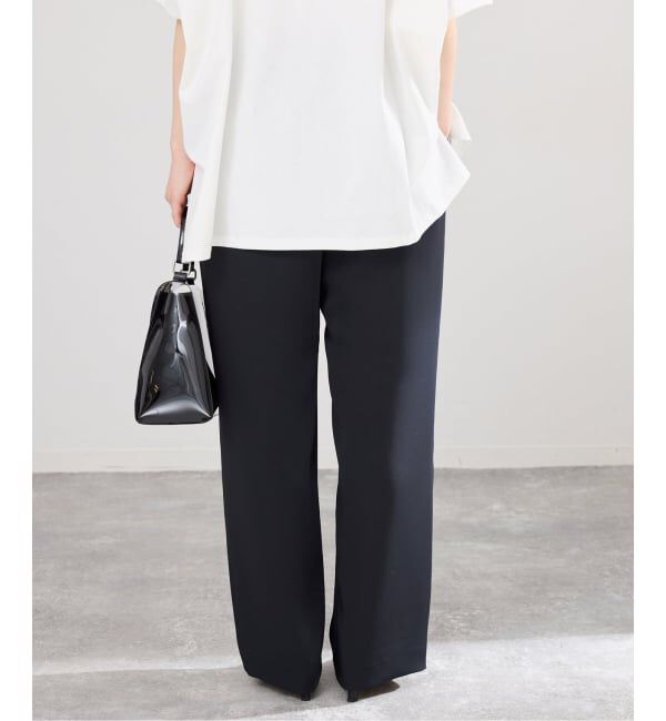 IENA「《予約》ウォッシャブルシルキーサテンイージーパンツ」|その他|