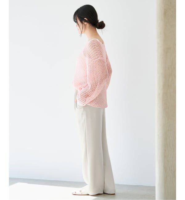 IENA「《予約》ウォッシャブルシルキーサテンイージーパンツ」|その他|