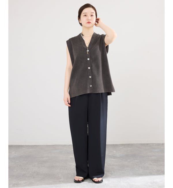 IENA「《予約》ウォッシャブルシルキーサテンイージーパンツ」|その他|