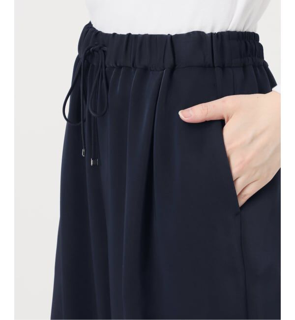 IENA「《予約》ウォッシャブルシルキーサテンイージーパンツ」|その他|