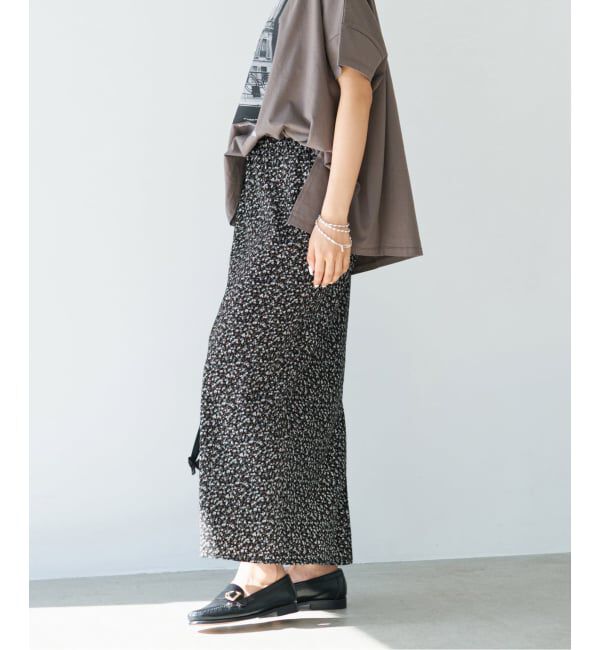 IENA「《セットアップ対応/予約》ソフトヴィンテージフラワースカート」|スカート|