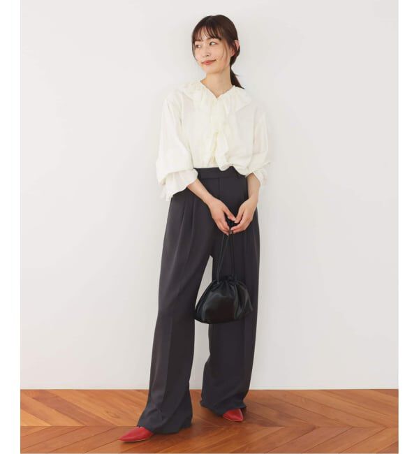 SLOBE IENA「《追加3予約》SLOBE 3WAY スムース巾着バッグ」|その他|