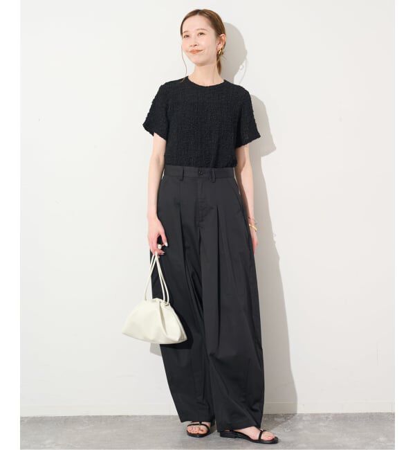 SLOBE IENA「《追加3予約》SLOBE 3WAY スムース巾着バッグ」|その他|