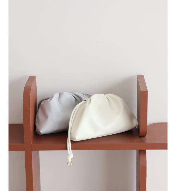 SLOBE IENA「《追加3予約》SLOBE 3WAY スムース巾着バッグ」|その他|