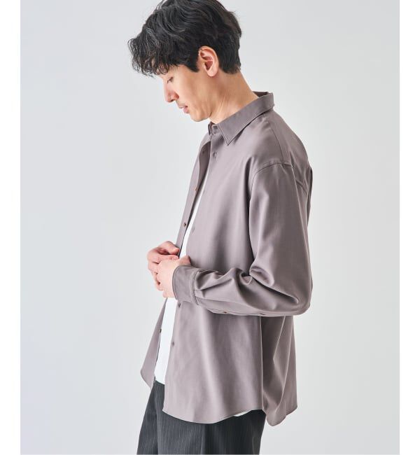 EDIFICE「SUPER 100&rsquo;s ウール レギュラー シャツ」|シャツ・ブラウス|