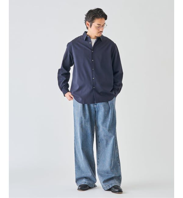 EDIFICE「SUPER 100&rsquo;s ウール レギュラー シャツ」|シャツ・ブラウス|