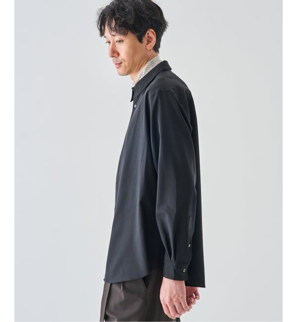 EDIFICE「SUPER 100&rsquo;s ウール レギュラー シャツ」|シャツ・ブラウス|