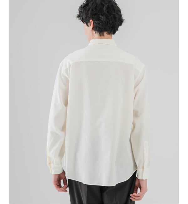 EDIFICE「SUPER 100&rsquo;s ウール レギュラー シャツ」|シャツ・ブラウス|