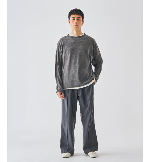 EDIFICE「《予約》レイヤード ジャージ ニット」|ニット・セーター|