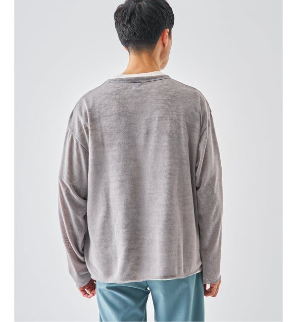 EDIFICE「《予約》レイヤード ジャージ ニット」|ニット・セーター|