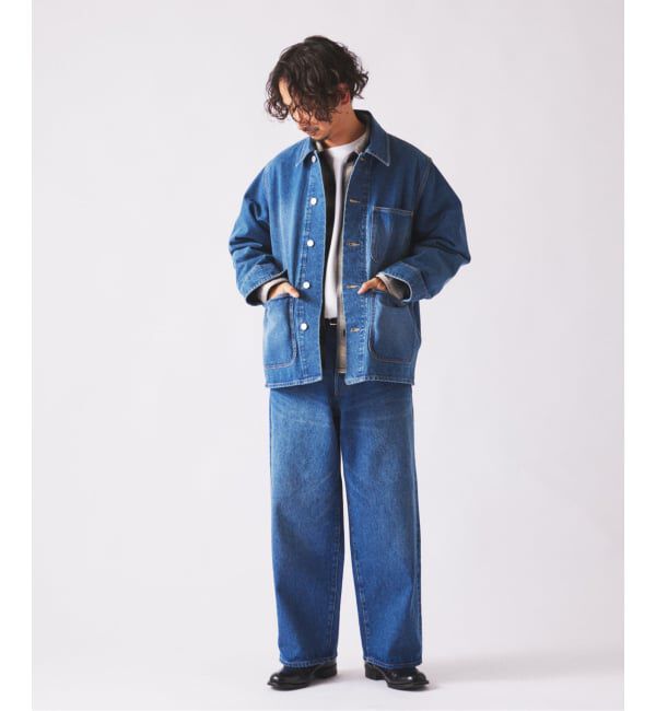 JOURNAL STANDARD relume「クラフトデニム 13.5oz ワイド ストレート デニム」|デニム|