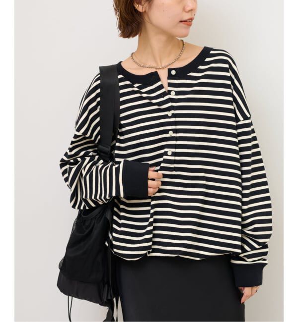 JOURNAL STANDARD relume「《WEB限定追加2》オーバーサイズヘンリーネック」|Tシャツ・カットソー|