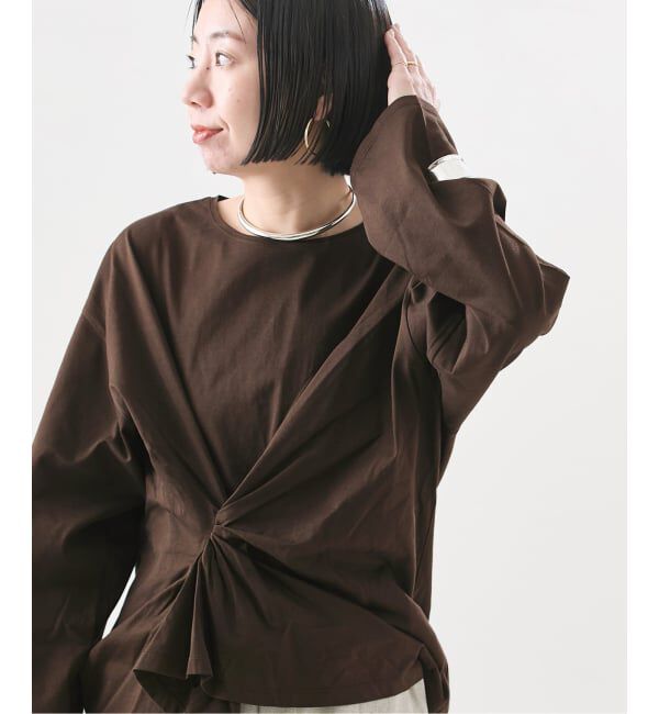 journal standard L'essage「【金子綾さん着用】ツイストプルオーバー」|Tシャツ・カットソー|