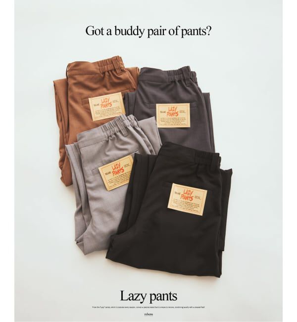 JOURNAL STANDARD relume「バルジ ツイル 1タック &rdquo;レイジー&rdquo; ライトスラックス」|スラックス|