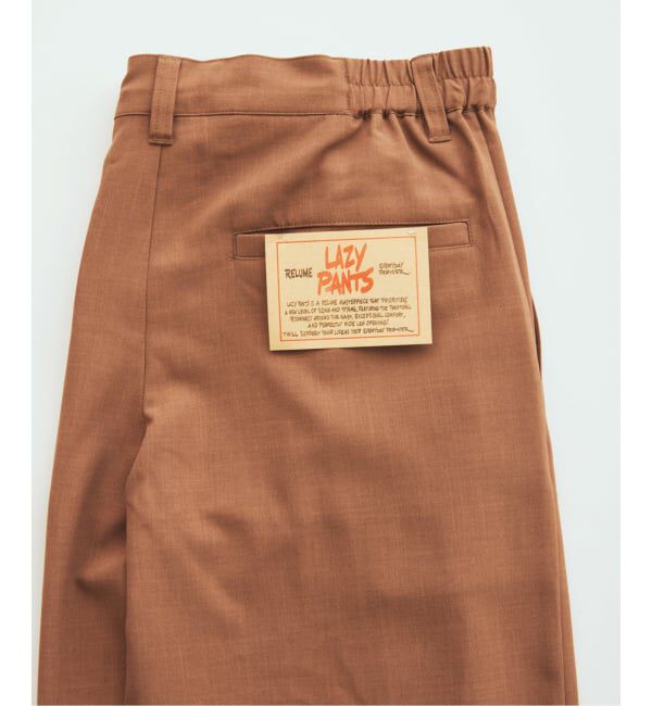 JOURNAL STANDARD relume「バルジ ツイル 1タック &rdquo;レイジー&rdquo; ライトスラックス」|スラックス|