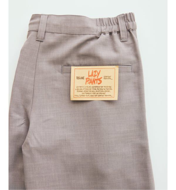 JOURNAL STANDARD relume「バルジ ツイル 1タック &rdquo;レイジー&rdquo; ライトスラックス」|スラックス|