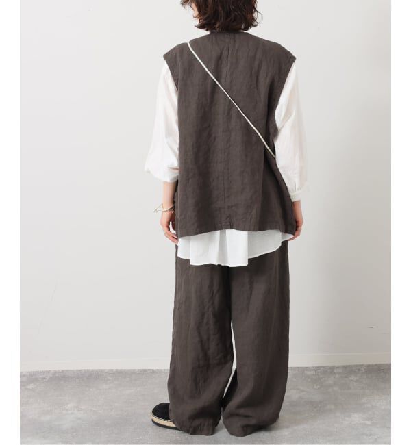 journal standard luxe「《予約》リネンヘリンボンタックイージーパンツ」|その他|