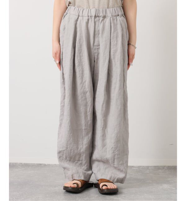 journal standard luxe「《予約》リネンヘリンボンタックイージーパンツ」|その他|