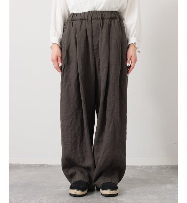 journal standard luxe「《予約》リネンヘリンボンタックイージーパンツ」|その他|