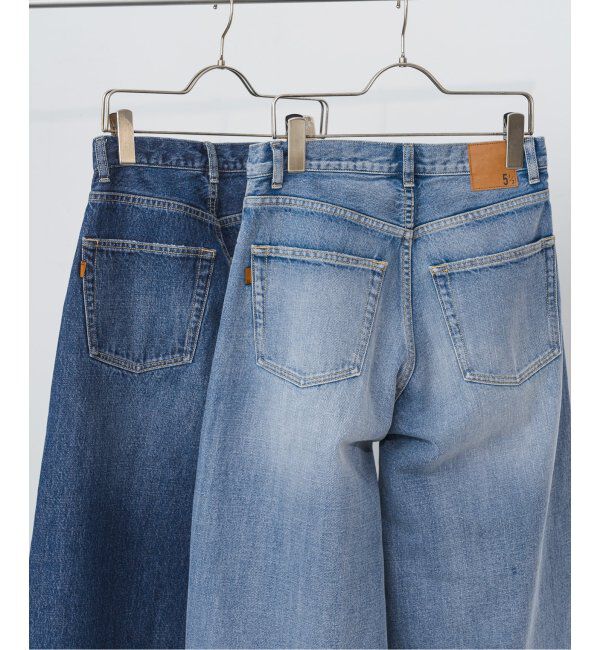 Spick and Span「5 1/2 BAGGY DENIM」|デニム|