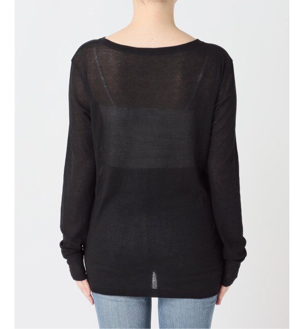 Spick and Span「《追加》シアーボートネックプルオーバー」|Tシャツ・カットソー|