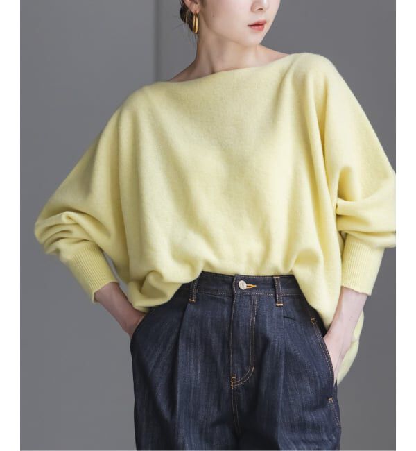 NOBLE「《WEB・一部店舗限定追加2》ファインウールドルマンプルオーバー」|ニット・セーター|