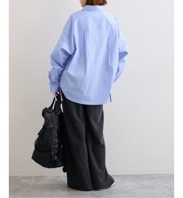 U by SPICK&SPAN「リボンスリーブオーバーシャツ」|シャツ・ブラウス|