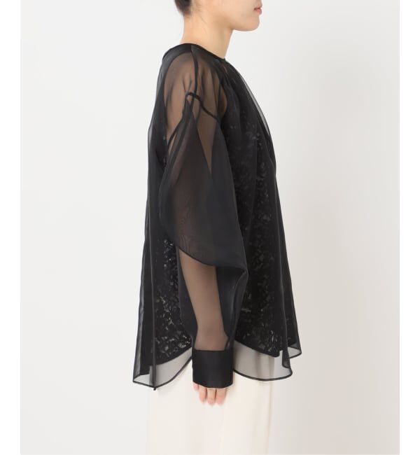 HARDY NOIR「オーガンジーXレースブラウス」|シャツ・ブラウス|
