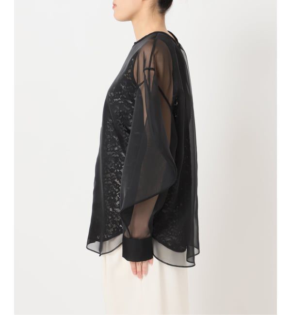 HARDY NOIR「オーガンジーXレースブラウス」|シャツ・ブラウス|