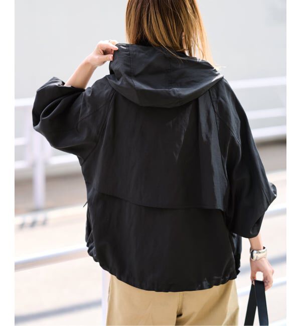 FRAMeWORK「≪追加≫リネンPLタッサーフードショートブルゾン 3」|ブルゾン・スタジャン|