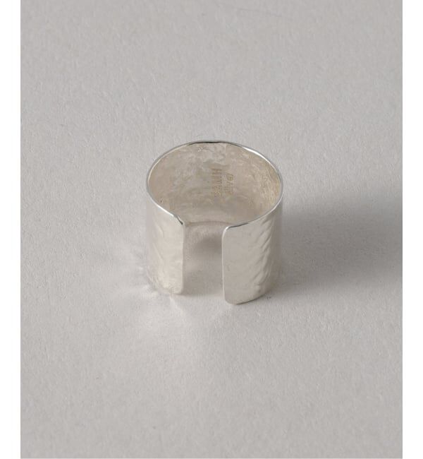 Spick and Span「《予約》【SAMH by LILAS】テクスチャーワイドイヤーカフ SV（片耳）」|イヤーカフ|